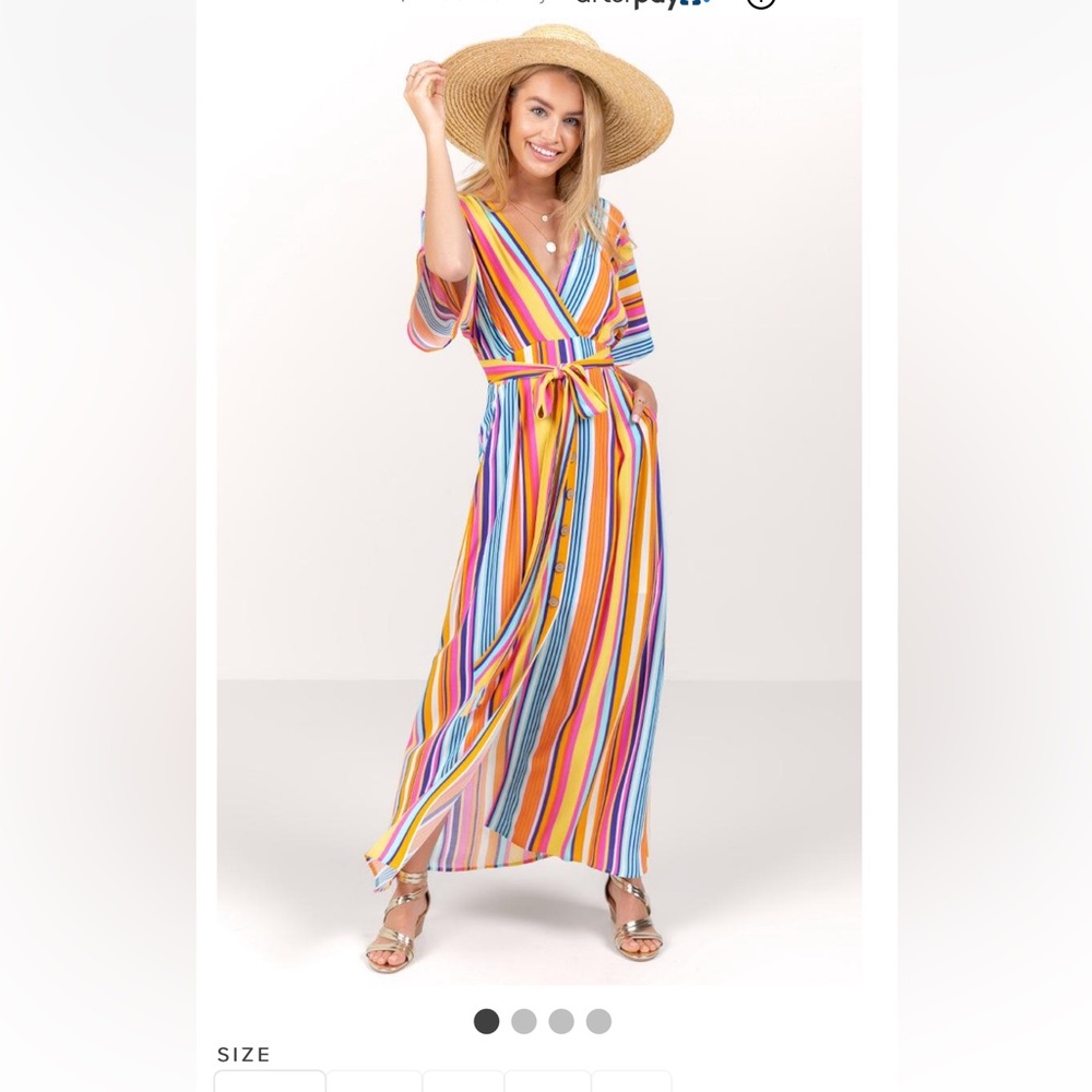 Harper Multicolor Striped Dress